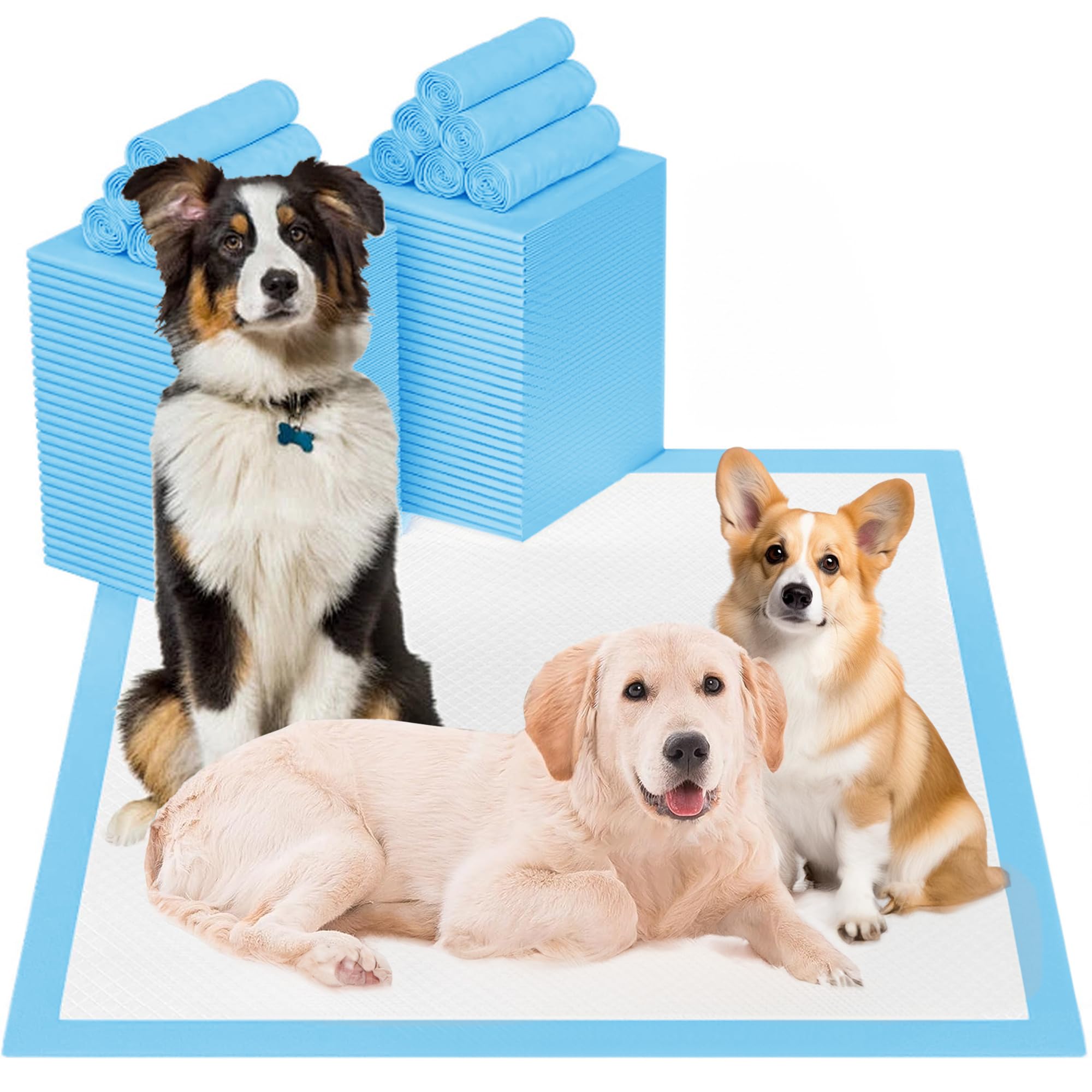 XXL Puppy Pads 24 x 36 in, 40 Count Leak-Proof Dog Pee Pads - image 1