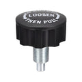 uxcell M18 Pull Pin Spring Knob Replacement Parts for Home Fitness Height Adjustment Screws Equipment Black