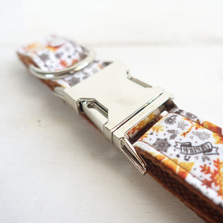 Handmade Golden Christmas Dog Collar for Holiday Pet Style - image 2