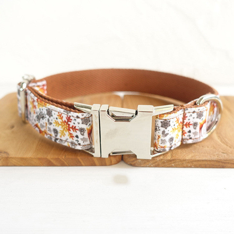 Handmade Golden Christmas Dog Collar for Holiday Pet Style - image 3