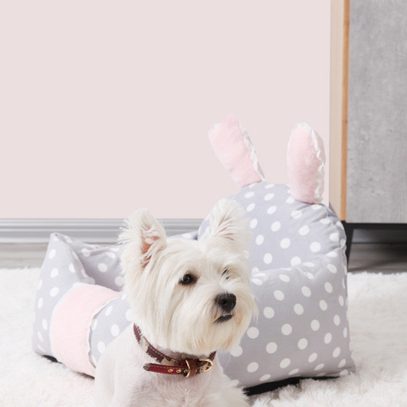 Washable Dog Bed with Soft Cushion for Small to Medium Pets - image 5