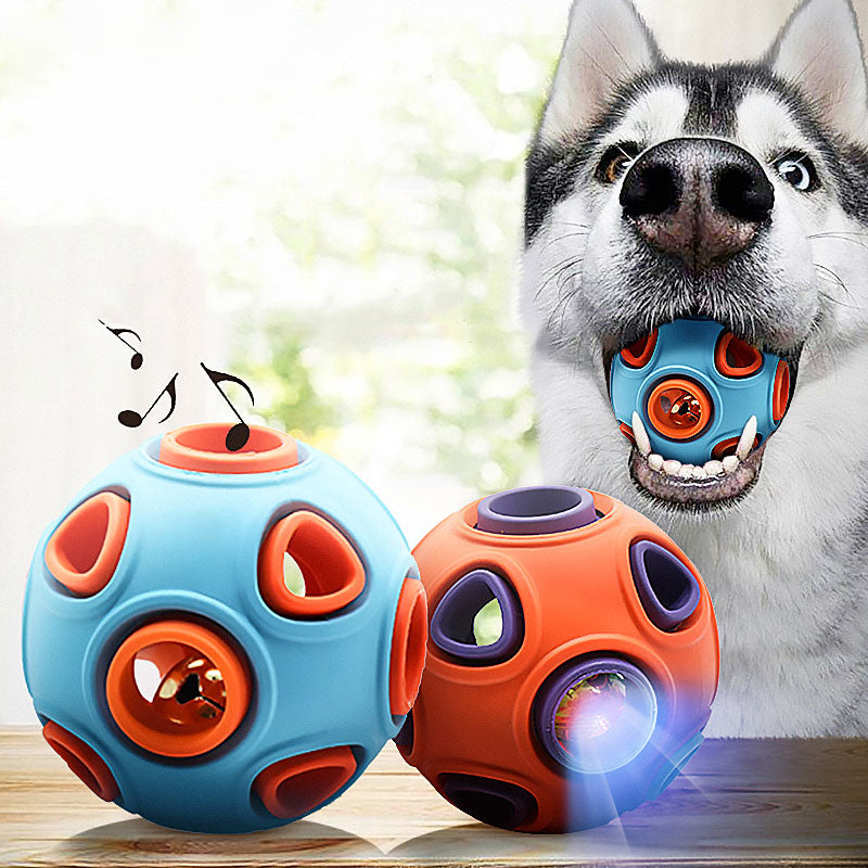 Glow-in-the-Dark Dog Toy Ball for Chewing and Night Play - image 6