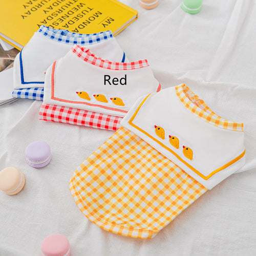 Cute Pet Shirts for Small Dogs and Cats, Lightweight Everyday Vest - image 1