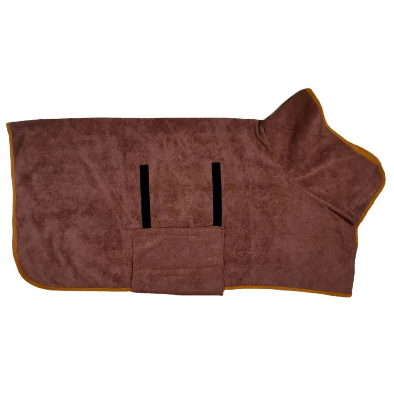 Fast-Drying Dog Bathrobe Towel, Soft Microfiber Pet Robe