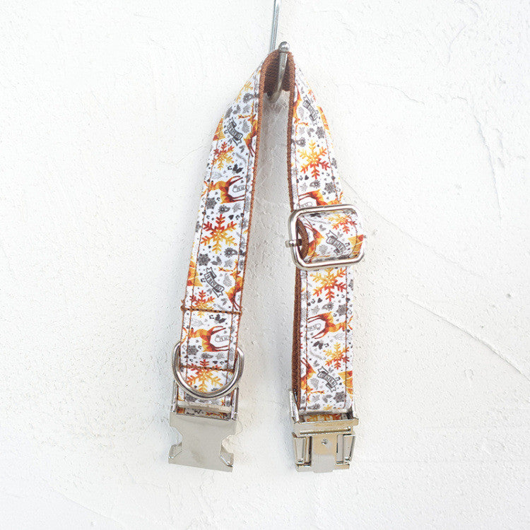 Handmade Golden Christmas Dog Collar for Holiday Pet Style - image 5