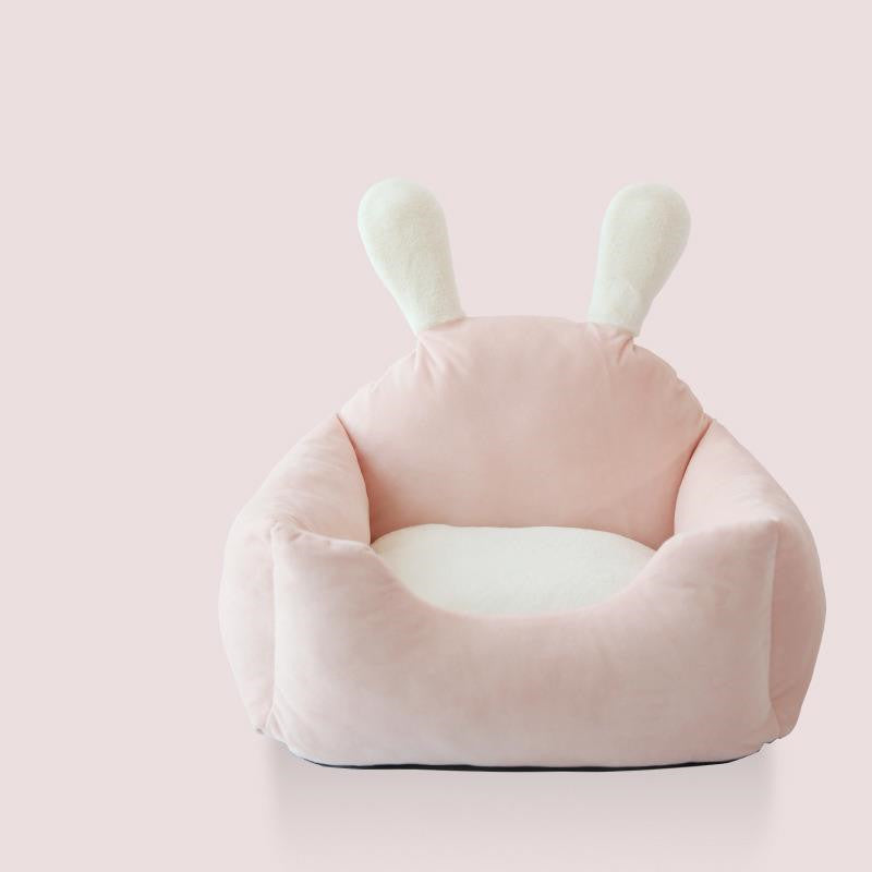 Washable Dog Bed with Soft Cushion for Small to Medium Pets