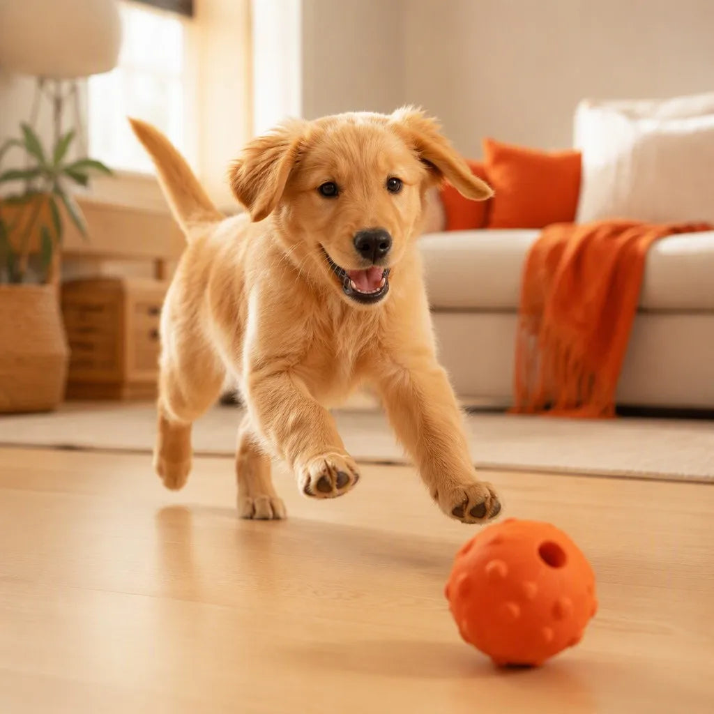 PawNest Squeaky Puppy Chew Toy | Teething Relief & Interactive Play