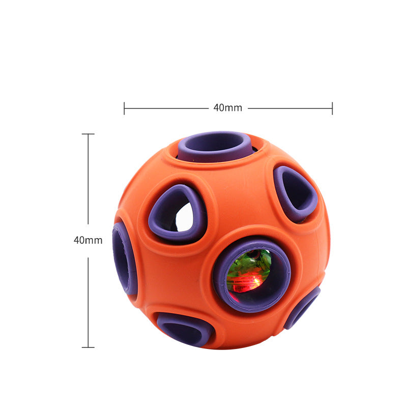 Glow-in-the-Dark Dog Toy Ball for Chewing and Night Play - image 8