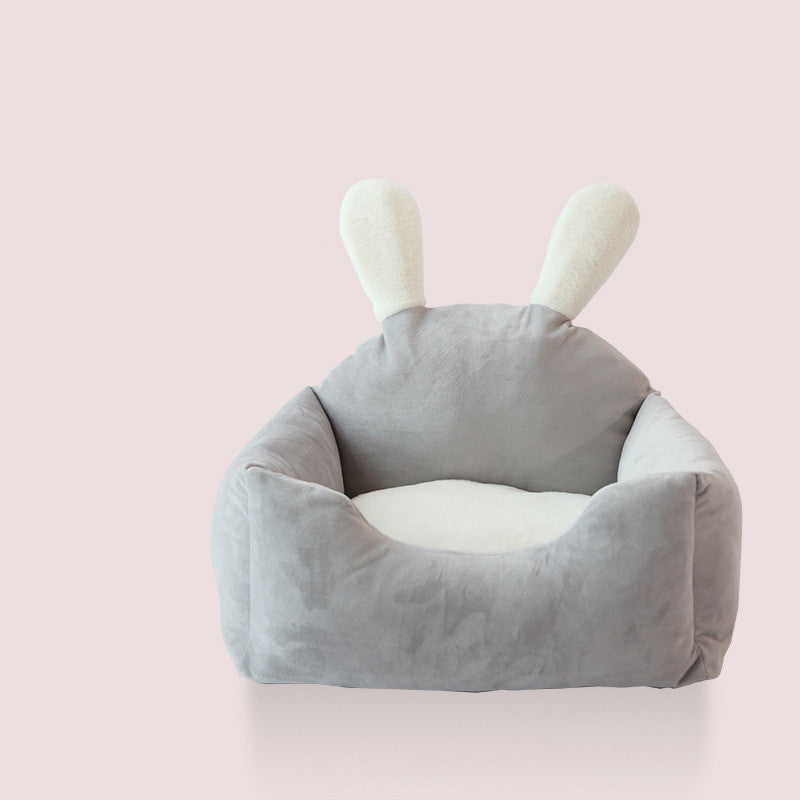 Washable Dog Bed with Soft Cushion for Small to Medium Pets