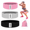 3 Pack Set Resistance Exercise Fitness Bands